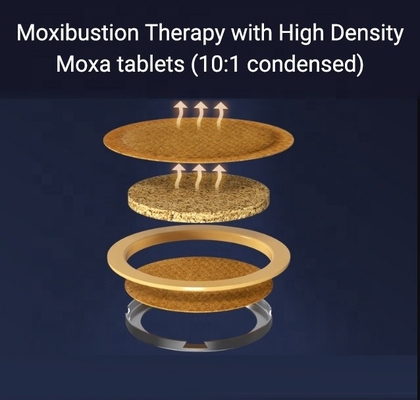 Lösungsmittelextraktion Fitdash Rauchlose warme Moxibustionstabletten für Moxibustionsbecher