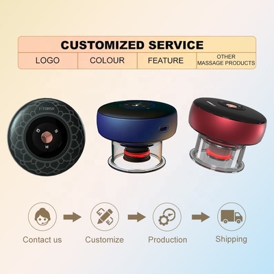 Typ-C Leistungsmodus Fitdash Intelligente Atmung Cupping Massage-Instrument zur Schmerzlinderung