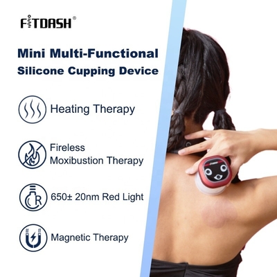 7w Nennleistung ABS Silicone Smart Dynamic Cupping Therapy Set für Ganzkörperentlastung