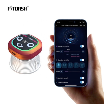 Fitdash Wiederverwendbares Cupping-Set Erweiterte Schabeln-Massage-Cupping für die Rotlichttherapie