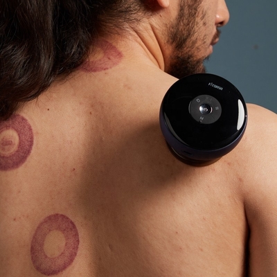 ABS PC Fitdash elektrischer Bechermasseur mit Vakuumsuction und elektronischen Vibrationen