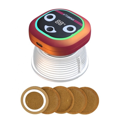 Elektrische Multifunktions-Silikon-Cupping-Gua Sha Taille-Massager mit Moxibustion