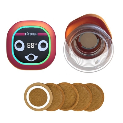 Elektrische Multifunktions-Silikon-Cupping-Gua Sha Taille-Massager mit Moxibustion