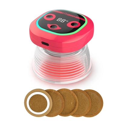 Dual Soft Silicone Cupping-Gerät mit Feuerloser Heizungstherapie Schmerzlose Massagetool