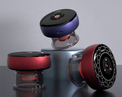 Unterstützung für OEM/ODM Smart Cupping Therapy Massager Cupping Apparat Vakuum Wiederaufladbare Tassen