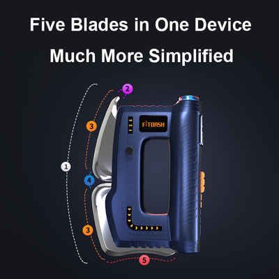 5 in 1 Infrarot-Körpermassager Schrauber Hitze Gua Sha IAS TM Werkzeugset für Stromquelle Ladung