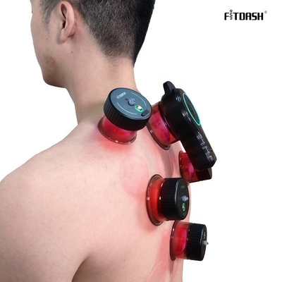 Typ-C Strommodus Fitdash Professional Rotlicht-Cupping-Set mit ABS-PC-Material