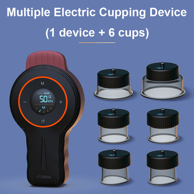 Fitdash Kombination Körper- und Elektro-Vakuum-Cupping-Therapie-Set mit Saugfestigkeit
