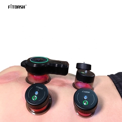Fortgeschrittene Fitdash Vakuum-Cupping-Therapie-Maschine mit rotem Licht und Ladekraftquelle
