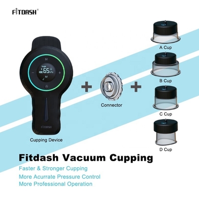 Fitdash ABS PC-Cupping-Therapie-Set 6 Stück Cellulite-Massagertaschen Vakuum-Therapie-Cupping
