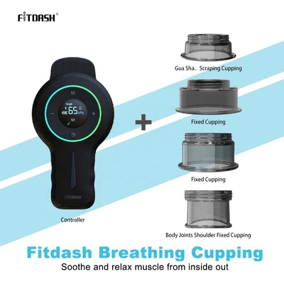 Fitdash ABS PC-Cupping-Therapie-Set 6 Stück Cellulite-Massagertaschen Vakuum-Therapie-Cupping