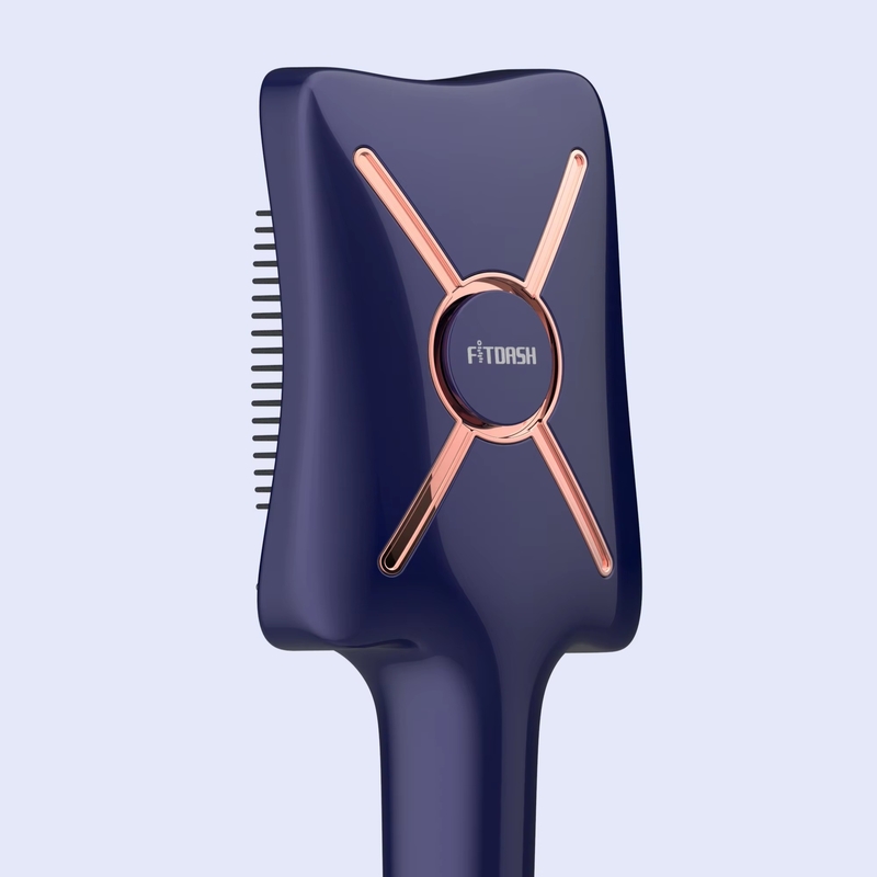 Fitdash Electric Vibrating 650nm Rotlicht 850nm NIR Therapie EMS Kopfhaut Massage Haarbürste Öl Applikator