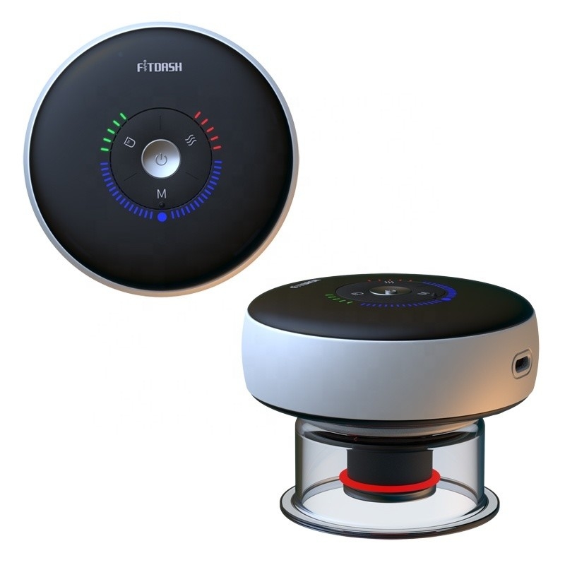Fitdash Infrarot-Elektrische Vakuum-Cupping-Massager ABS PC-Therapiebecher für Körpermassage