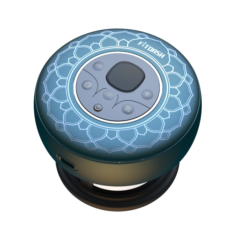 EMC-zertifiziertes tragbares Fitdash-Cupping-Tens-Gerät mit Heizung und Rotlichttherapie