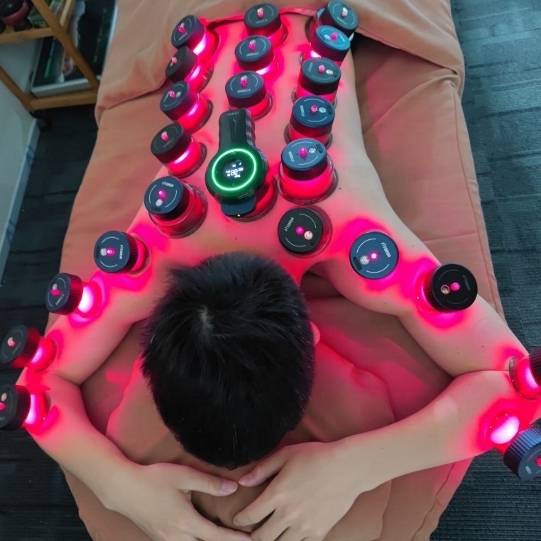 Fitdash ABS PC-Cupping-Therapie-Set 6 Stück Cellulite-Massagertaschen Vakuum-Therapie-Cupping